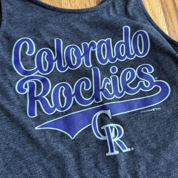 Colorado Rockies Girls Tank Top, Size Large - Picture 2 of 6